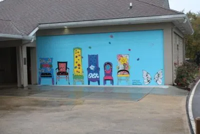 Everyone Has a Seat at the Creek Mural